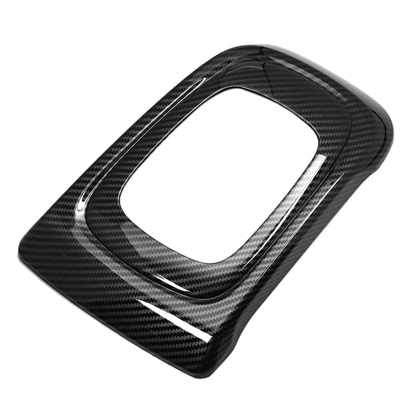 ABS karbonfiber bil girskiftpanel midtkonsolldeksel trim passer til Toyota RUSH 2019