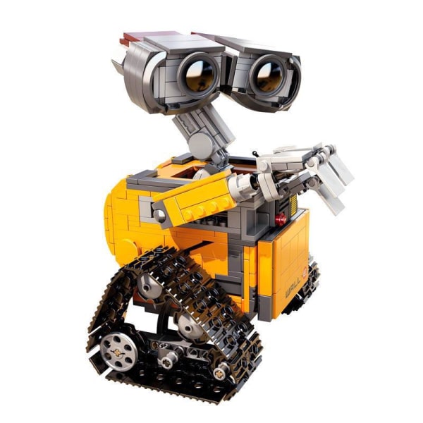 Wali robot små partikel puslespil samlet blokke grænseoverskridende fjernbetjening legetøj børneprogrammeringsgaver