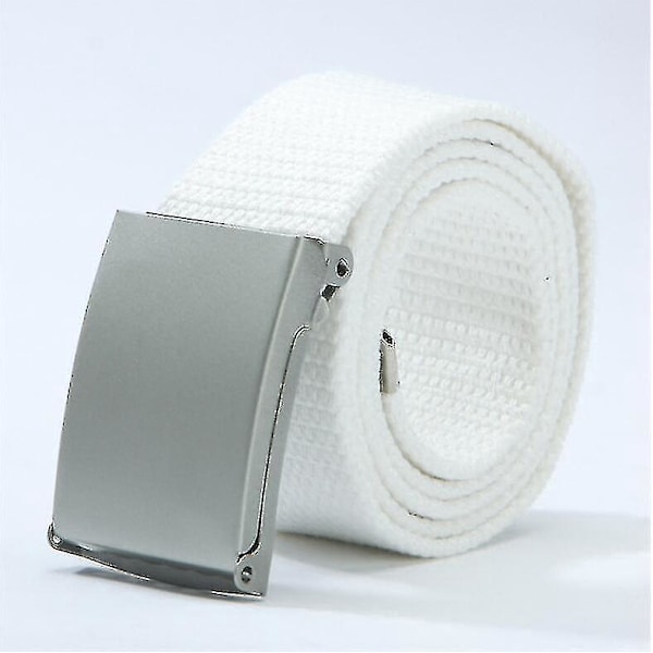 Canvas Unisex Röd Bälte 110CM Byxor