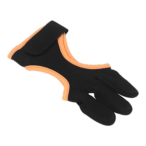 Bågskytte Handskydd Tre fingrar Andas PU Recurve bågbågskytte handskar för utomhusskytte S