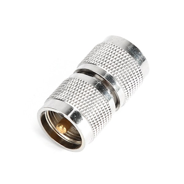 2 stk PL259 UHF hann til hann kontaktkontakt RF koaksial koaksialadapter