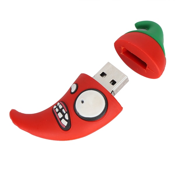 USB-minne Tecknad Chili Form Minne Tumme Sticka för Window2003/XP/Vista/7/8/10/OS X/Linux8GB