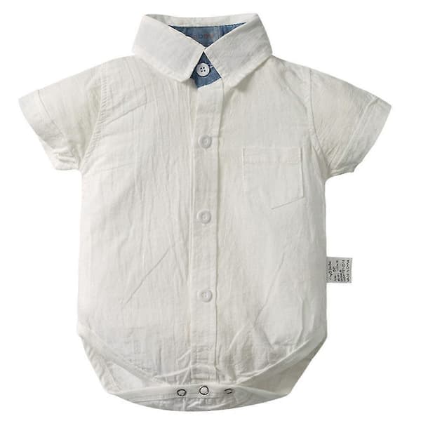 Gutter Herreklær Drakter Sløyfe Romper Seler Shorts Smokingklær Blue 18-24M