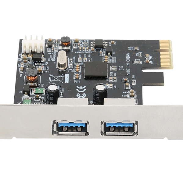 USB3.0-expansionskort 2-portar 5 Gbps hastighet PCIE-kortdator High-Speed ​​Conversion Adapter