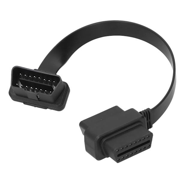 30 cm/11,8 tuuman Universal OBD2-jatkokaapeli uros-naaraskaapeli LS-muotoinen kyynärpää automaattinen diagnostiikkatyökalu