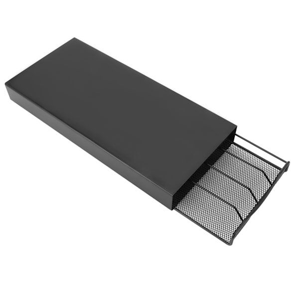 Kaffekapsler Holder Kapselholder Stativboks til at holde 40 stk kaffekapsler Sort YZ1384 Sort
