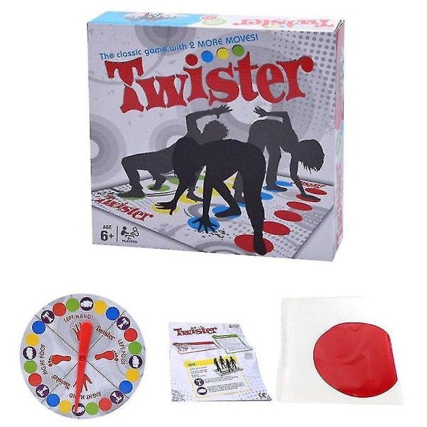 Twister Game Klassisk lagbrädspelsfilt for barn og voksne
