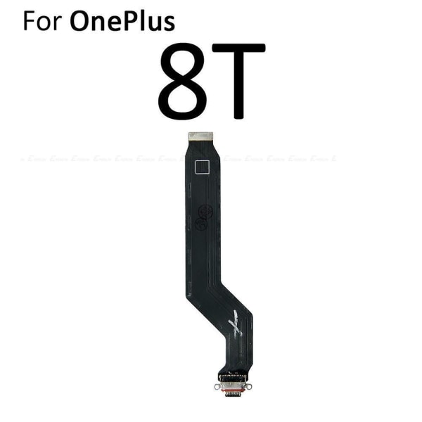 För Oneplus 3 3t 5 5t 6 6t 7 7t 8t 9 9r 8 Pro Type C USB Laddningsport Dockanslutning Flexkabel Ersättningsmonteringsdelar For OnePlus 8T