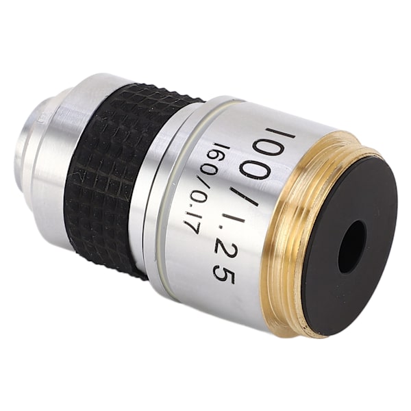 100X Microscope Objective RMS Storlek Fallbeständig Professionell Objektivlinsbyte