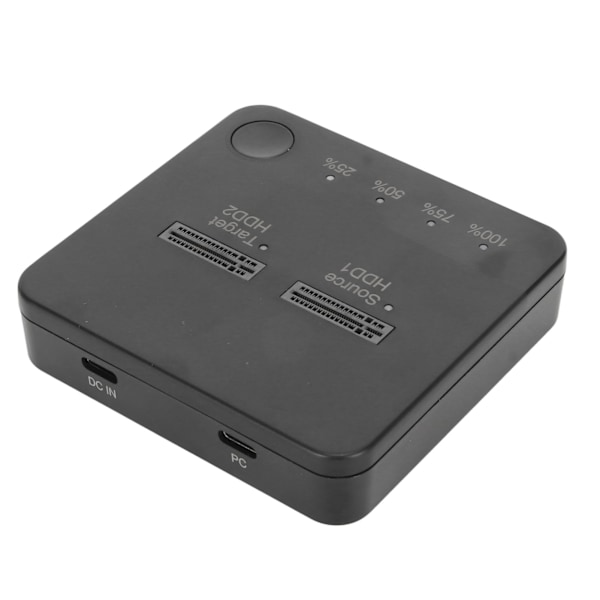 M.2 SSD Duplikator Dobbeltbugt 1 Gbps Højhastighed Offline Klon M.2 SATA SSD Dockningsstation til 2230 22242 2260 2280 22110