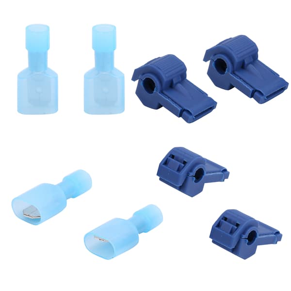 【NX】120 par TTap Quick Splice Wire Elektriska terminaler Kontaktdon Sortimentsats (blå)