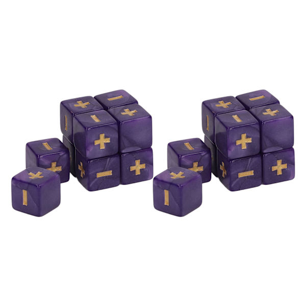 20 kpl 16 mm noppasetti Matematiikka Operaatiolaskenta Miinus Plus Leikkikalut Lapsille Luokkahuoneen Opetusmateriaalit Violetti