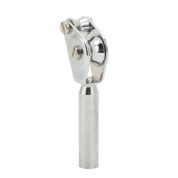Fiskevalsstyrning Aluminiumlegering Fiske Dubbelremskiva styrstavsspetsguide för fiskeredskapstillbehör 6 mm/0.23in