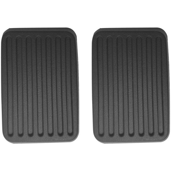 2stk bremseclutch pedal pad gummierstatning for Hyundai Accent Getz Elentra Excel Scope 3282524000, modell: svart 13
