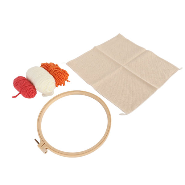 Punch Needle Starter Kit Delikat gør-det-selv-broderirammer og værktøjer til børn Voksne begyndere