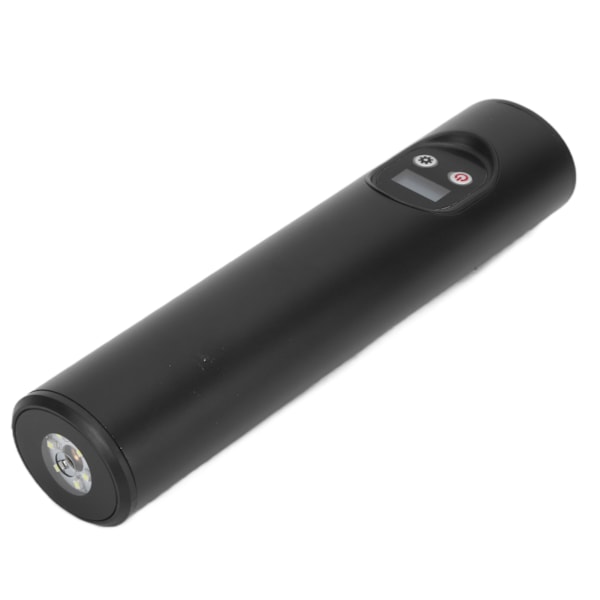 Kableløs Luftpumpe Bærbar Multifunksjonell Oppladbar Digital Display Belysning Inflator Svart