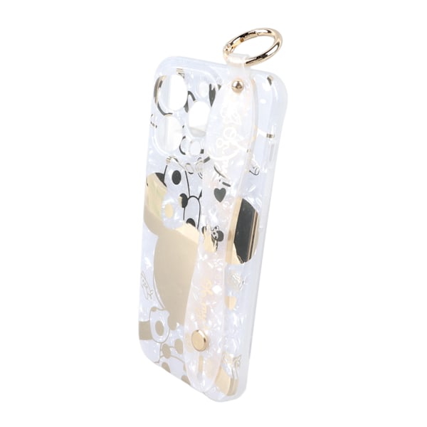 Telefondeksel Telefonskjermbeskyttelsesdeksel Myk TPU tegneserie lyn blank med armbånd Telefontilbehør for Iphone 14Pro
