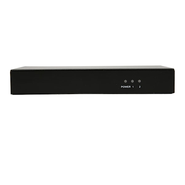 DVI Splitter 1 in 2 Out Stöd 30 36-bitars färg 4K förlustfri överföring Dubbla bildskärmar Distributionsduplikator 100‑240V EU-kontakt