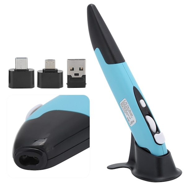 Muspenna Optisk USB Trådlös Bärbara Datorer Stationära Datorer Smart TV Universal PR‑03 2.4GHz