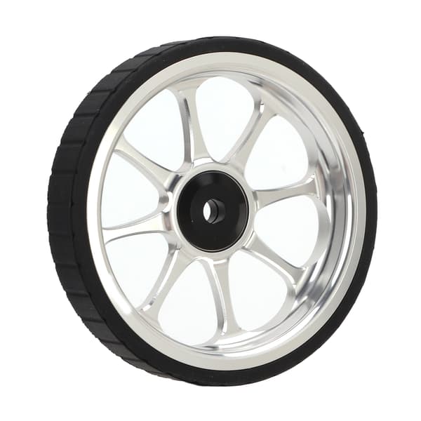 Aluminiumlegering Folding Bike Easy Wheel 82mm Breddat lager Easy Wheel Kompatibel med Brompton 3sixty Folding BikeSilver