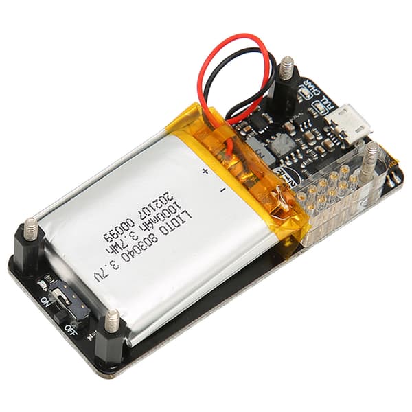 V1.2 UPS Power HAT Board 1000mAh Batteri 400mA Ladestrøm UPS Lite V1.2 UPS HAT Board Kompatibel med Raspberry Pi Zero