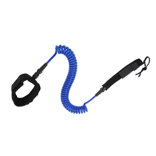 【NX】Surfboard Leash 10 tommer justerbar ankelrem design havvand TPU rustfrit stål hardware paddleboard leash blå