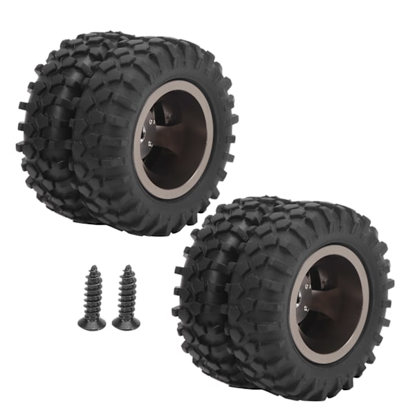 2 stk. 55 mm aluminiumslegering bagdæk reservedele Passer til WPL D12 1/10 RC lastbil (D12‑010T)