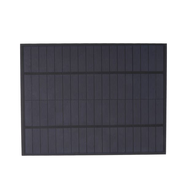 5W 18V Solpanel Høj Effektivitet DC Udgang Bærbar Udendørs Batterilader til Lys Elektrisk Fan