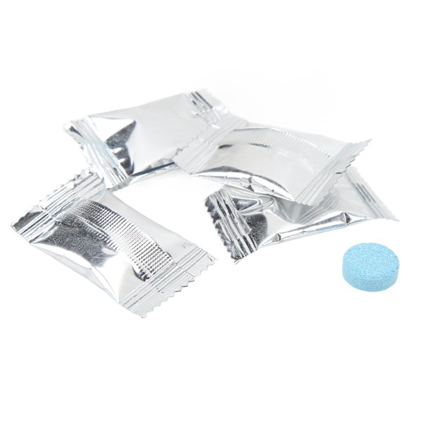 5 stk. Solcellepanel Solid Rengøringsmiddel Bærbar Kompakt Bil Forrude Viser Tablet Effervescent Tablet