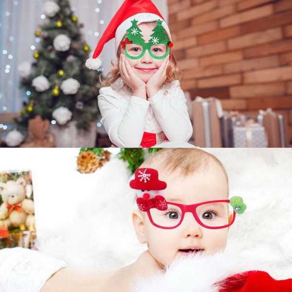 Nya juldekorationsglasögon Barn Julklappar Festivaltillbehör Papper LED  Party Creative Glasögon ((slumpvis leverans)), modell: 11 färgblandningar  5e9b | Fyndiq