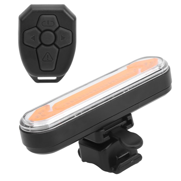 Mountainbike blinklys baglygte USB genopladelig cykel fjernbetjening baglygte