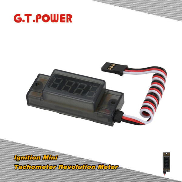 GTPOWER Mini tenningsturteller omdreiningsteller for RC CDI bensinmotor