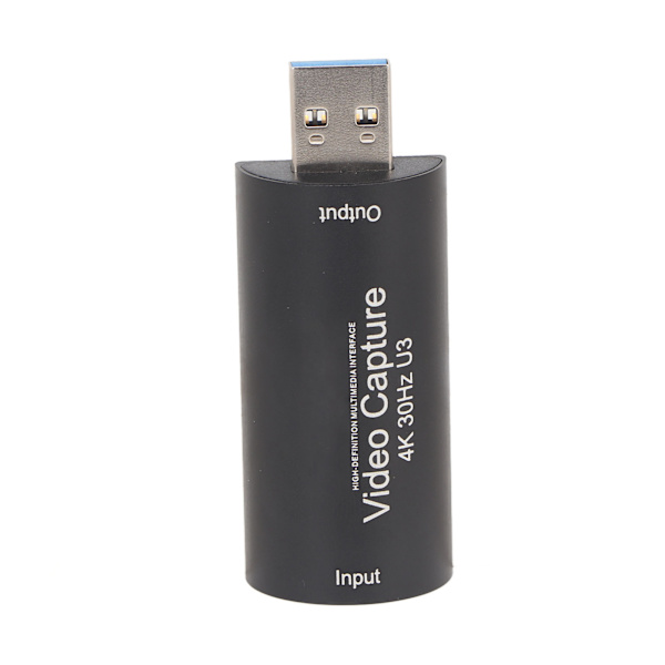 Videonäytönkaappauskortti 1080P 60FPS 4K 30 Hz USB 3.0 Plug and Play High Definition Multimedia Interface Peli-näytönkaappauslaite
