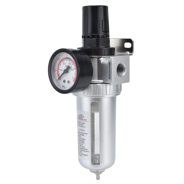 【NX】Trykkluftfilterregulator Combo Trykkmåler Kit Vannutskiller Kompatibel med Kompressor SFR200
