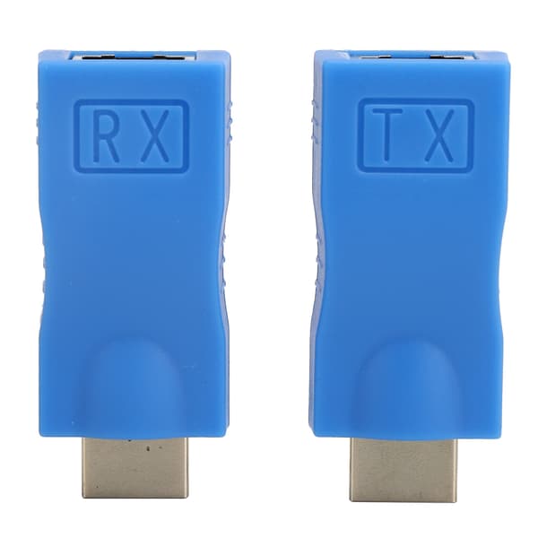 HD Multimedia Interface til RJ45 Nettverkskabel Ekstender 1080P 30m Kabel Konverter Sender Mottaker