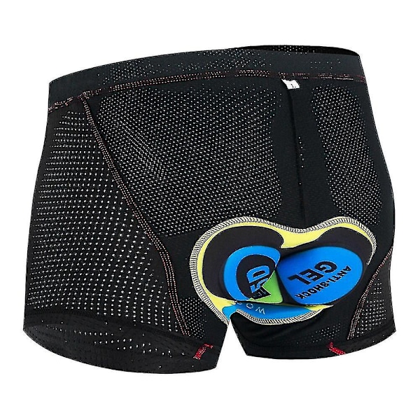 Cykelshorts Herr Pro Stötdämpande Vadderade MTB Landsvägscykel Underkläder XL BL151-Y