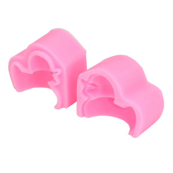 2 stk Fondantforme Rosa Andefigur Pålidelig Holdbar Dekorativ Fleksibel Blød Vaskbar Håndværkstilbehør til Kage