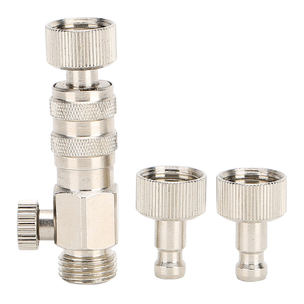 3 st Airbrush Connector Snabbkoppling med Air Flow Adjustment Air Compressor Fitting
