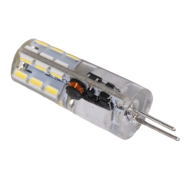 G4 24LED-glödlampa 2W 200LM Bi Pin Light Ej dimbar för ljuskrona AC DC 12V (Kallvit 6000-6500K)