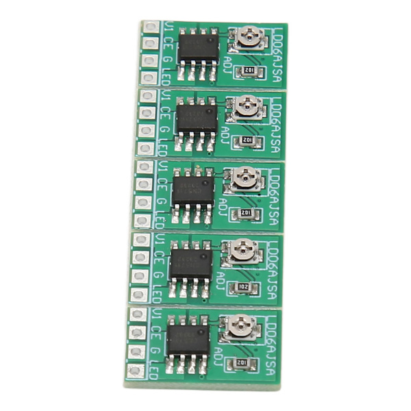 LED Driver Board 30 til 1500MA Justerbar Robust LED Konstant Strømdriver til 3V 3,3V 3,7V 4,5V 5V 6V LED-driver