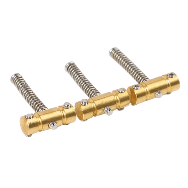 3 stk elektrisk gitarrmessing bassbro sadel gitarrmessing strengebass sadel for erstatning