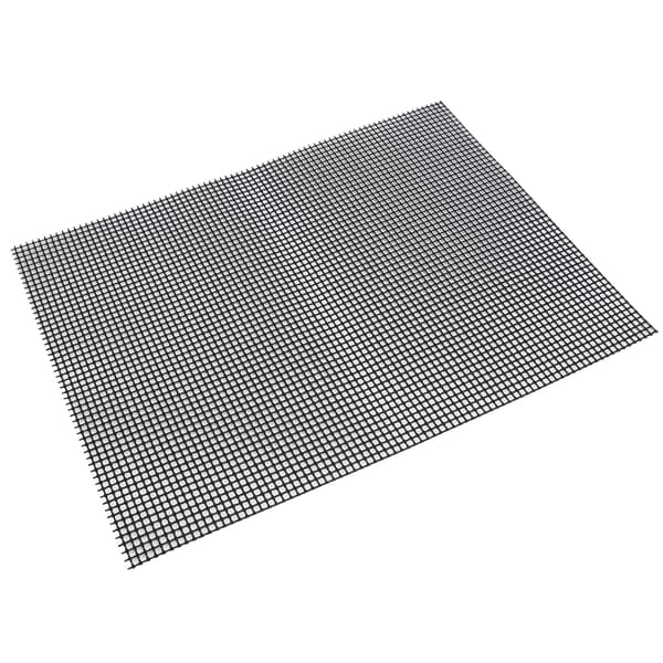 Fødevaregodkendt non-stick gitter Multifunktionel grillmåtte Kompatibel med udendørs grill (sort 30x40 cm)