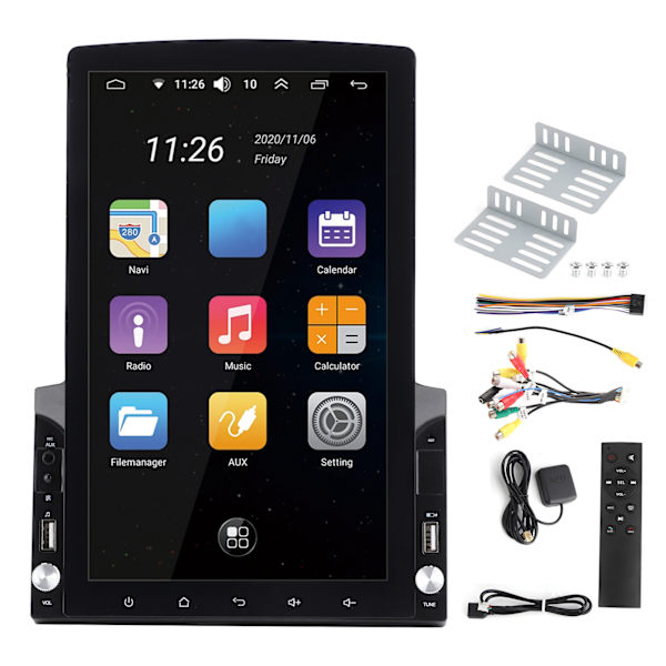 10.1in bil multimedia videospelare Bluetooth GPS Display Stereo Radio 1+32G för Android 13