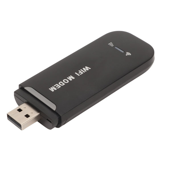 4G WiFi Router Sort Op til 10 brugere Stabil Nem tilslutning USB Plug and Play 4G LTE Router til Hotspot Micro SIM-kort Telefon PC