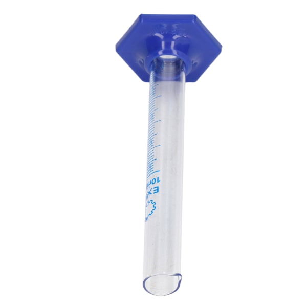10 stk 10mL målecylinderglas graderet cylindersæt Laboratorieeksperimentudstyr