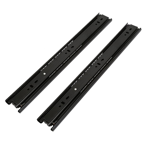 3-delt skinner kugleleje Skuffe Glide Løbere Dæmpning Buffer Soft Close 35*4,5 cm