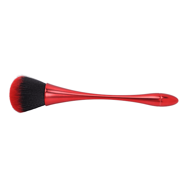 Løs Power Brush Mykt hår Hjem Bærbar Blush Makeup Børst Nail Art Støv Remover Kosmetisk Verktøy Rød