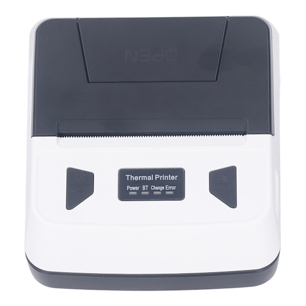 Termisk printer Bluetooth Bærbar Mini Kvittering Billet Bill POS Udskrivningsmaskine Hvid 80mm til WindowsXP