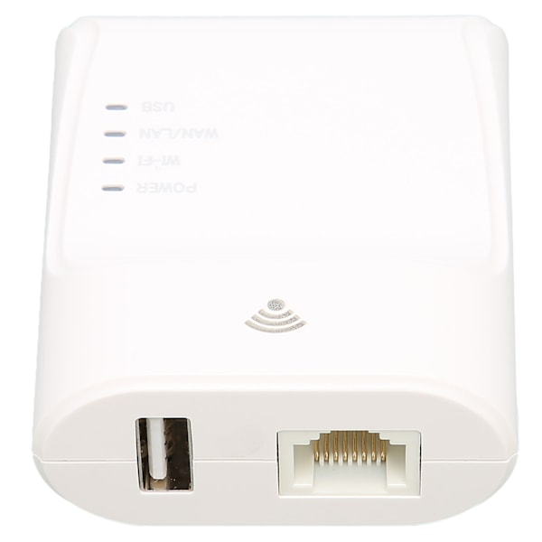 Langaton USB-tulostinpalvelin 10/100 Mbps Adaptiivinen 480 Mbps siirto Pieni koko Nopea Internet-tulostinpalvelin 100‑240V US-pistoke
