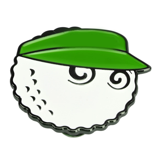 Golfballhatt-klippmerke, avtakbart klippmerke for golfhatt for menn og kvinner, golftilbehør, grønn